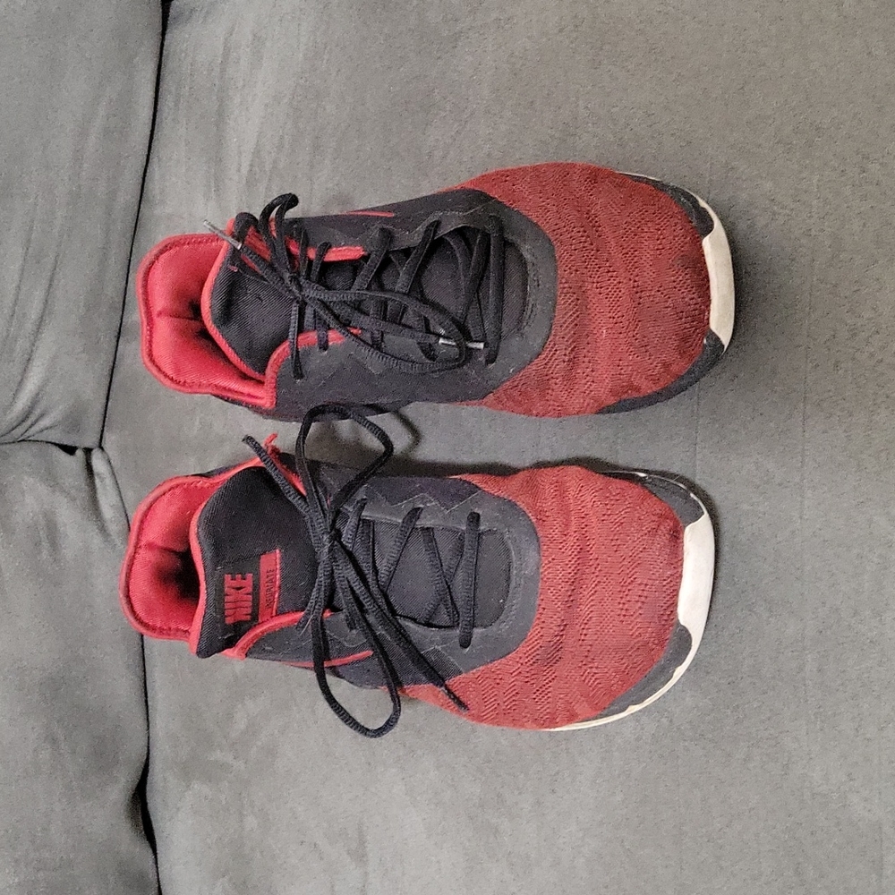 RED NIKE SHOES